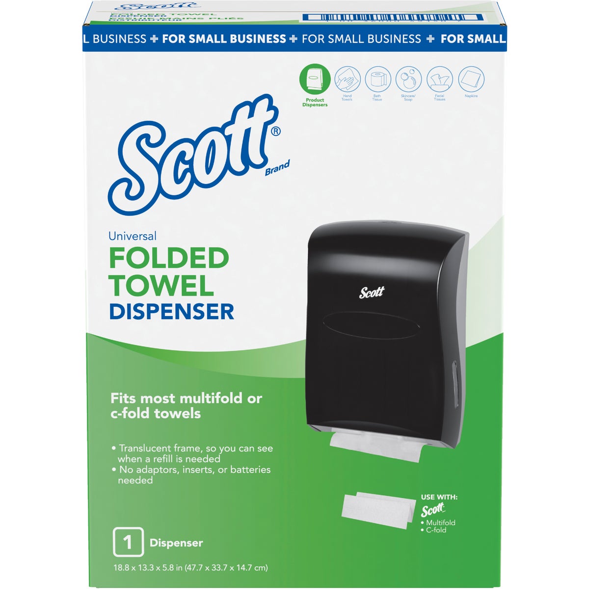 Kimberly Clark Scott Universal Folded Paper Towel Dispenser