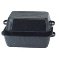 GraniteWare 21 In. Black Covered Rectangle Roaster