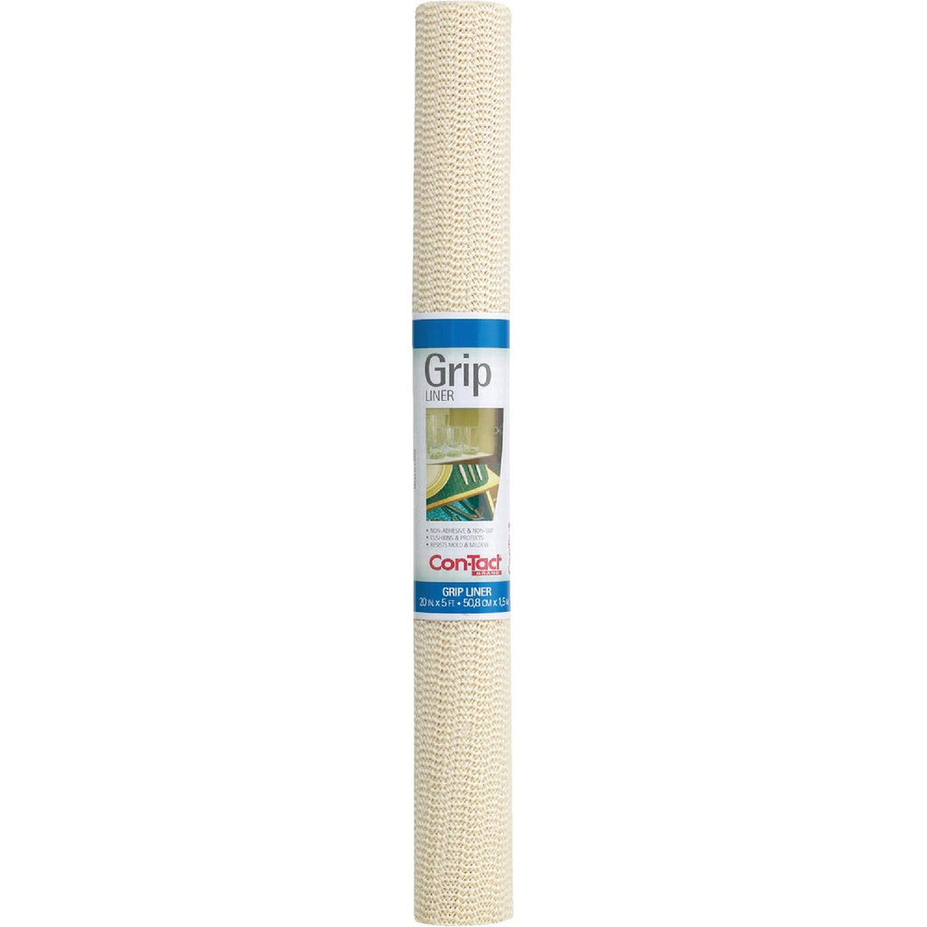Con-Tact 20 In. x 5 Ft. Almond Beaded Grip Non-Adhesive Shelf Liner