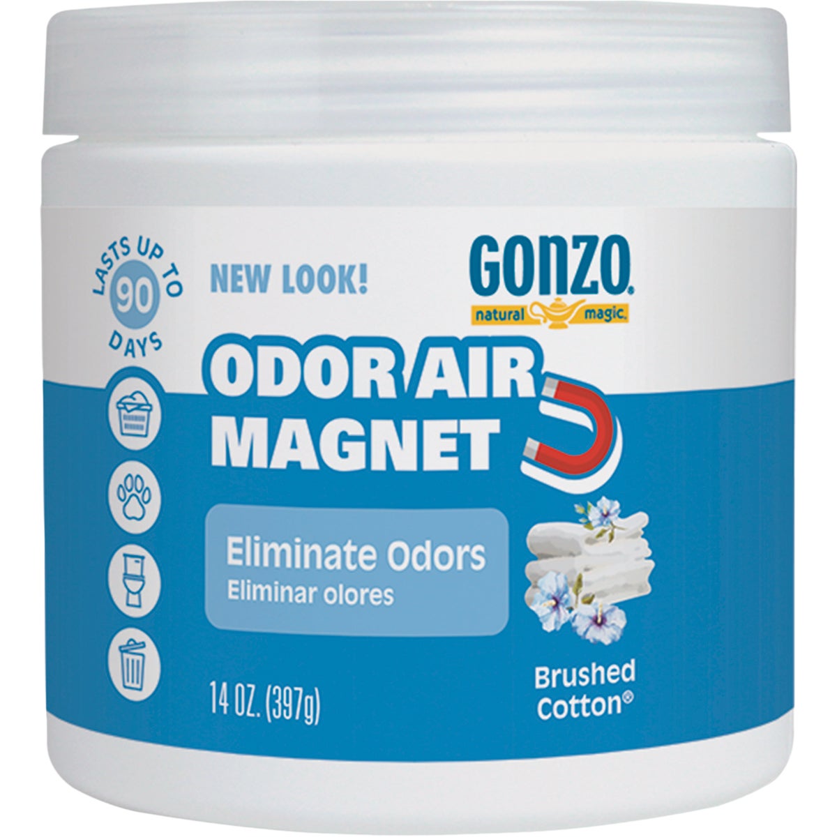 Gonzo Natural Magic 14 Oz. Cotton Gel Air Freshener