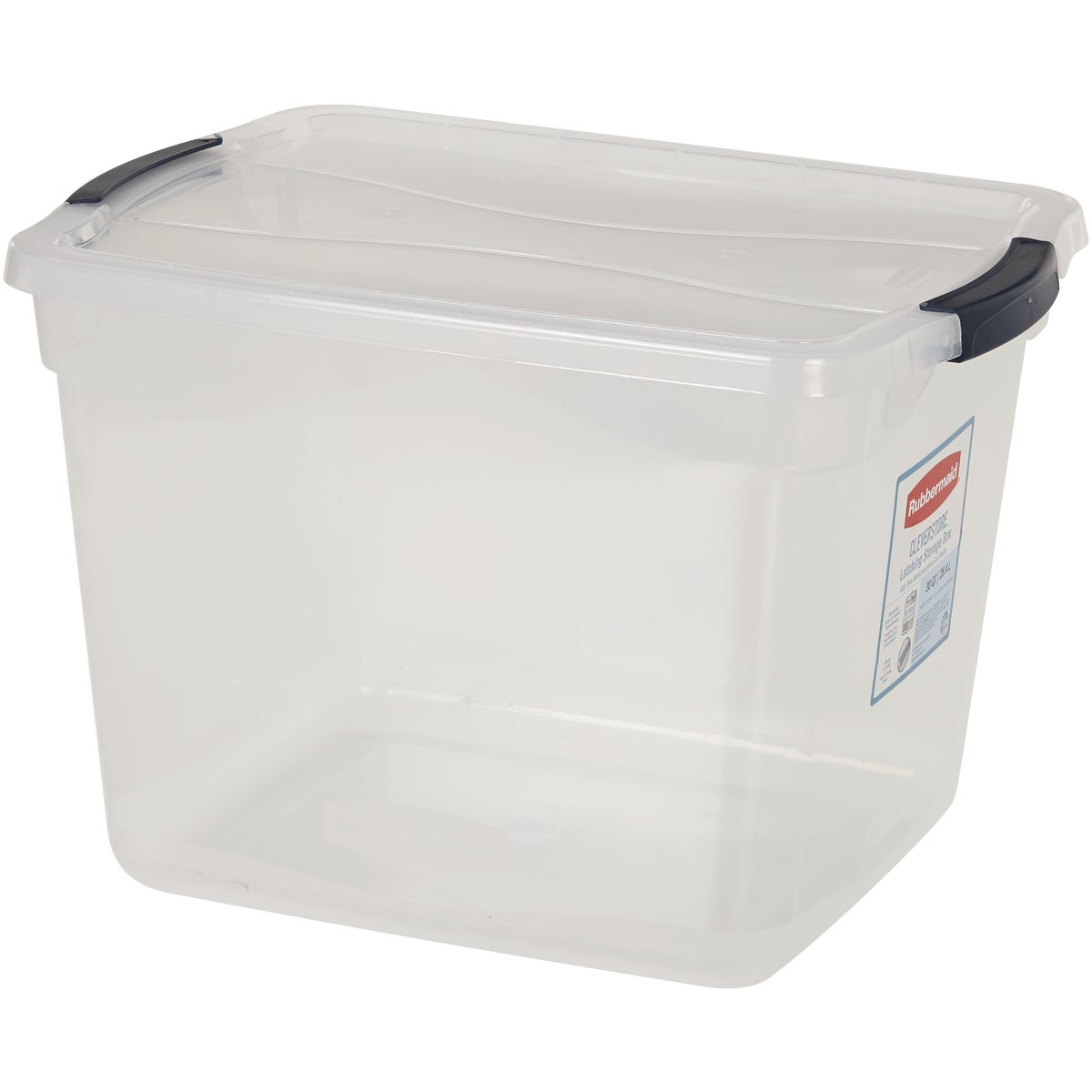 Rubbermaid 30 Qt. Cleverstore Clear Tote