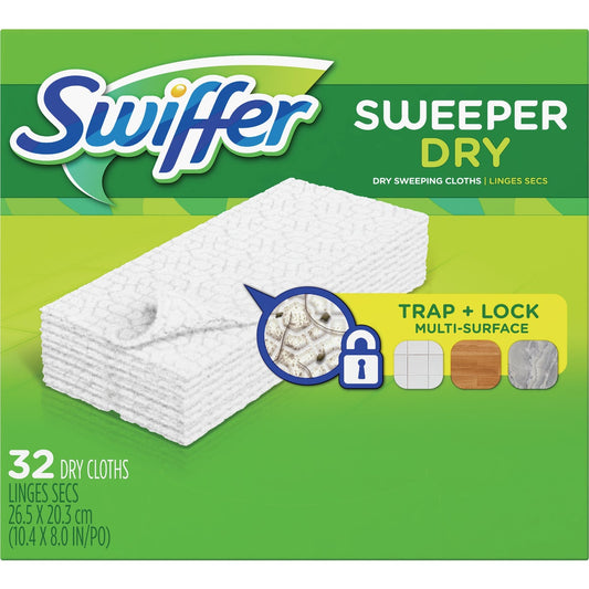 Swiffer Sweeper Dry Cloth Mop Refill (32-Count)