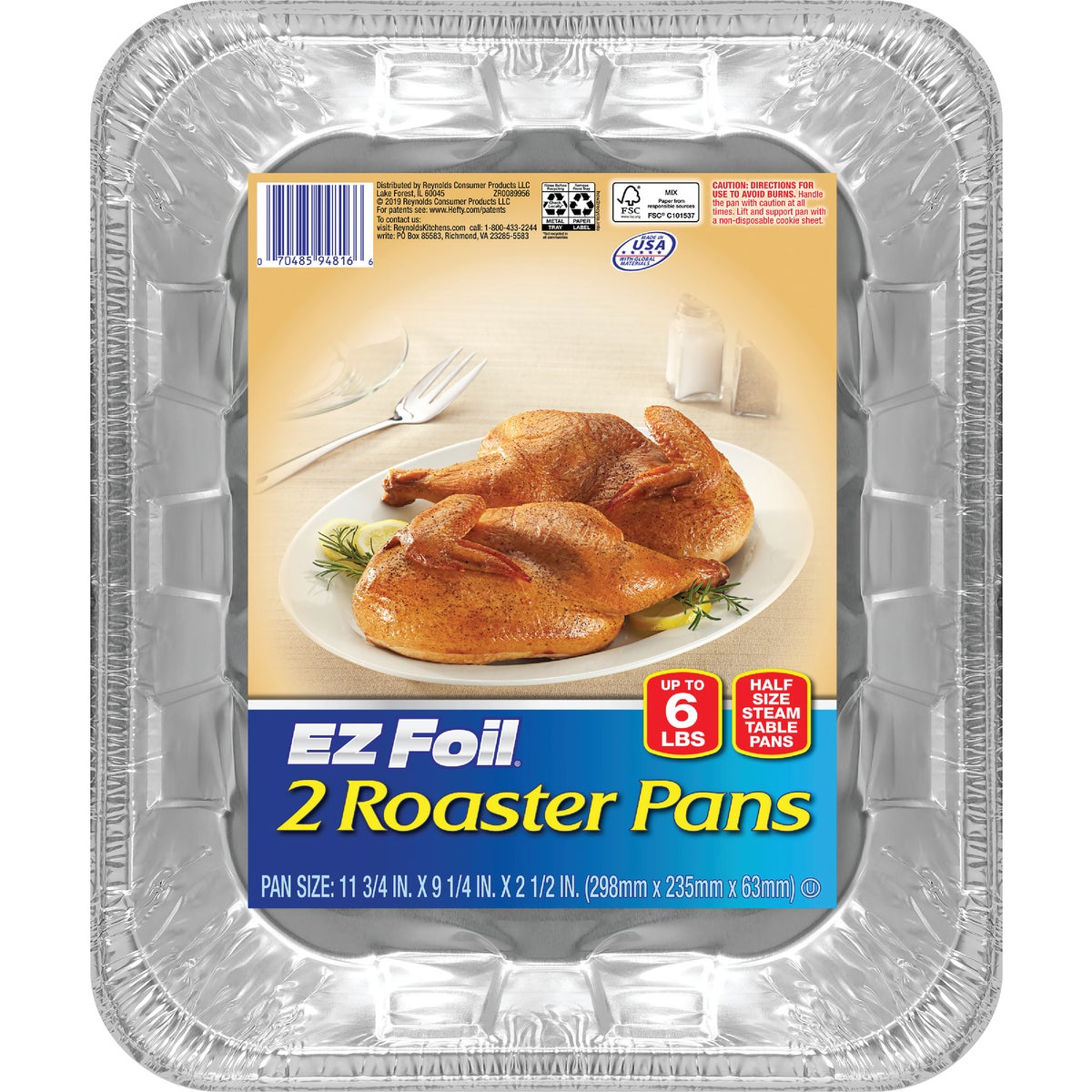 EZ Foil Elegance Roaster Pan & Baker Pan (2-Count)