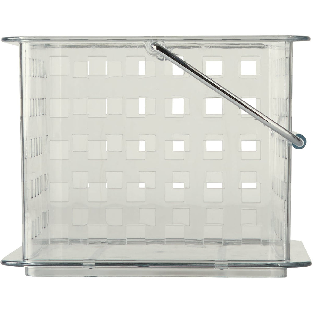 iDesign Clarity 8.8 In. L.x 6.9 In. H. x 5.3 In. D. Plastic Stackable Storage Basket