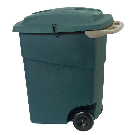 Step 2 Roto-Tough 60 Gal. Green Wheeled Trash Can with Lid