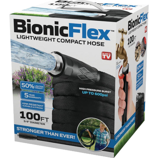 Bionic Force 5/8 In. x 100 Ft. Garden Hose With Aluminum Fittings