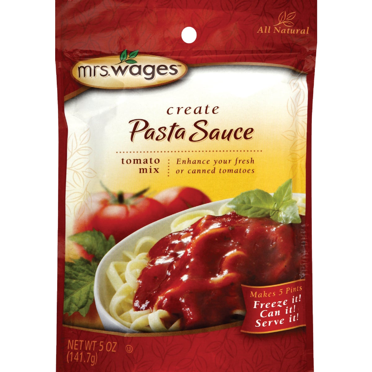 Mrs. Wages 5 Oz. Pasta Sauce Tomato Mix