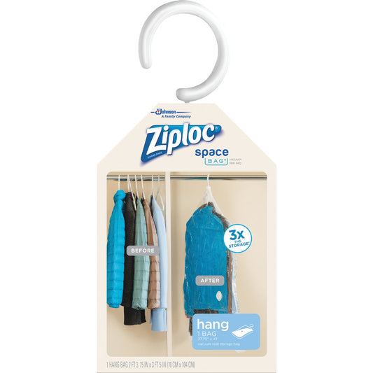 Ziploc Vacuum Seal Hanging Space Bag