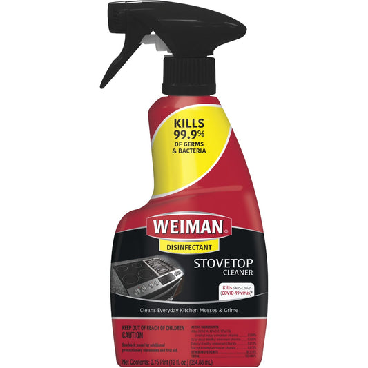 Weiman 12 Oz. Disinfectant Stovetop Cleaner