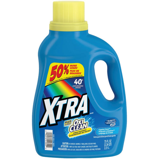 Xtra Plus OxiClean 75 Oz. Liquid Laundry Concentrate Detergent