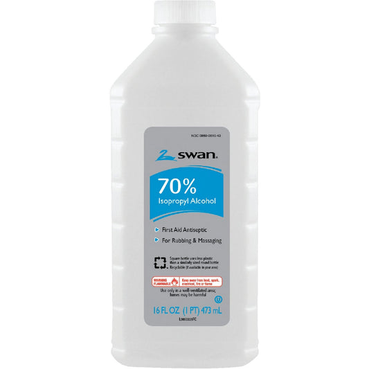 Swan 70% Isopropyl Rubbing Alcohol, 16 Oz.