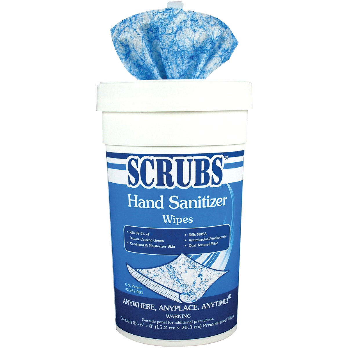 Scrubs Hand Sanitizer Wipes (85 Count)