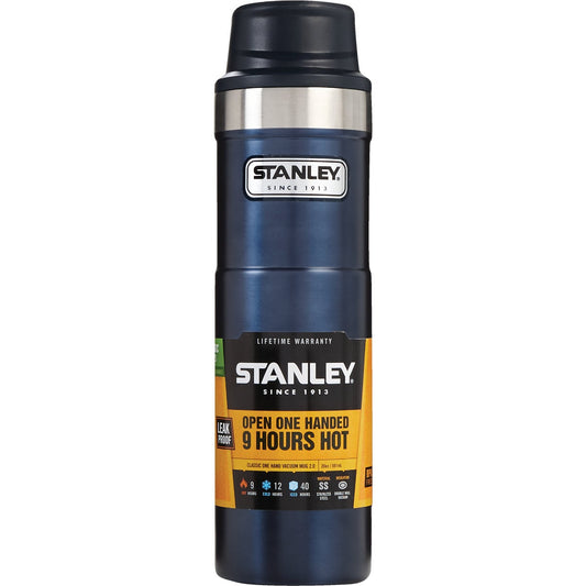 Stanley 20 Oz. Nightfall Blue Trigger Action Insulated Tumbler