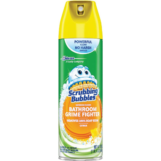 Scrubbing Bubbles 20 Oz. Citrus Disinfectant Penetrating Foam Bathroom Cleaner