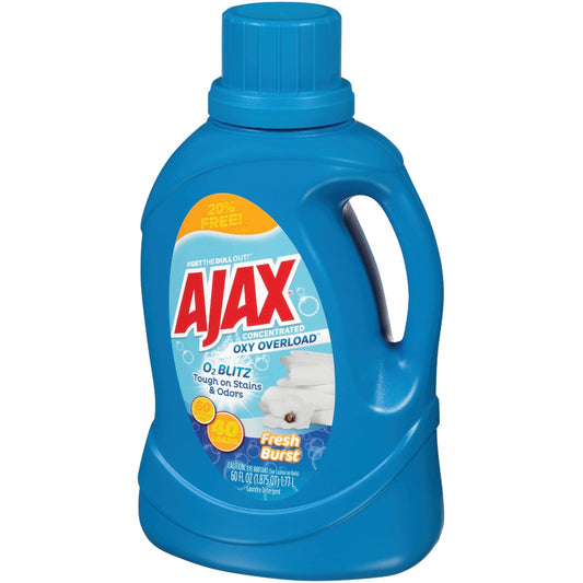 Ajax Oxy Overload 60 Oz. 40 Load Fresh Burst Liquid Laundry Detergent