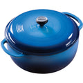 Lodge 6 Qt. Dutch Oven, Blue