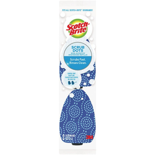 Scotch-Brite Scrub Dots Non-Scratch Dishwand Refills (2-Count)