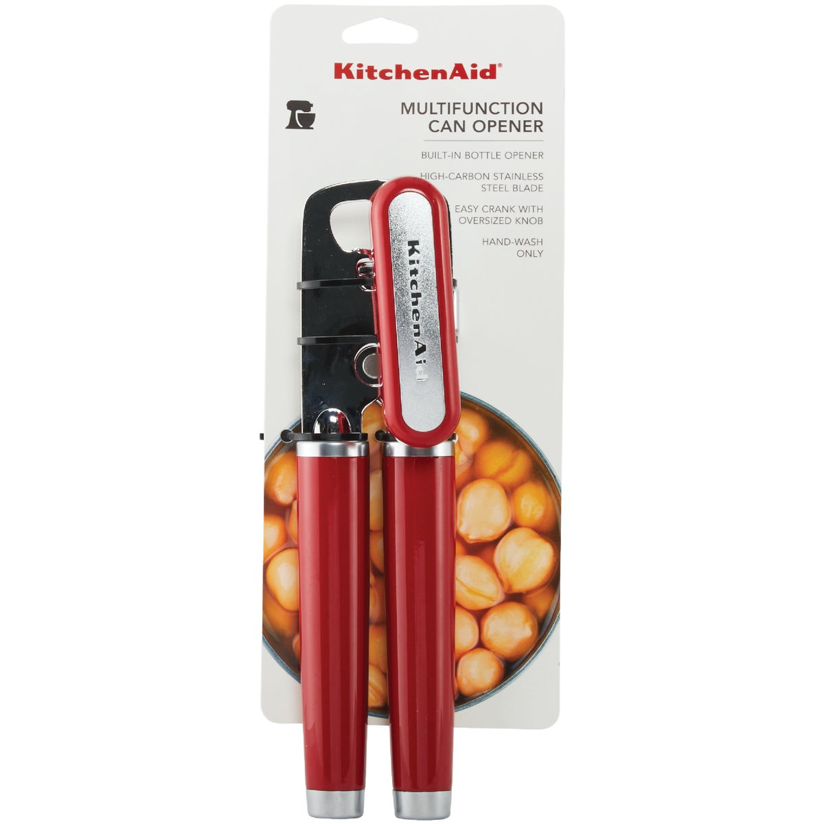 KitchenAid Red Multi-Function Can Opener with Bottle Opener