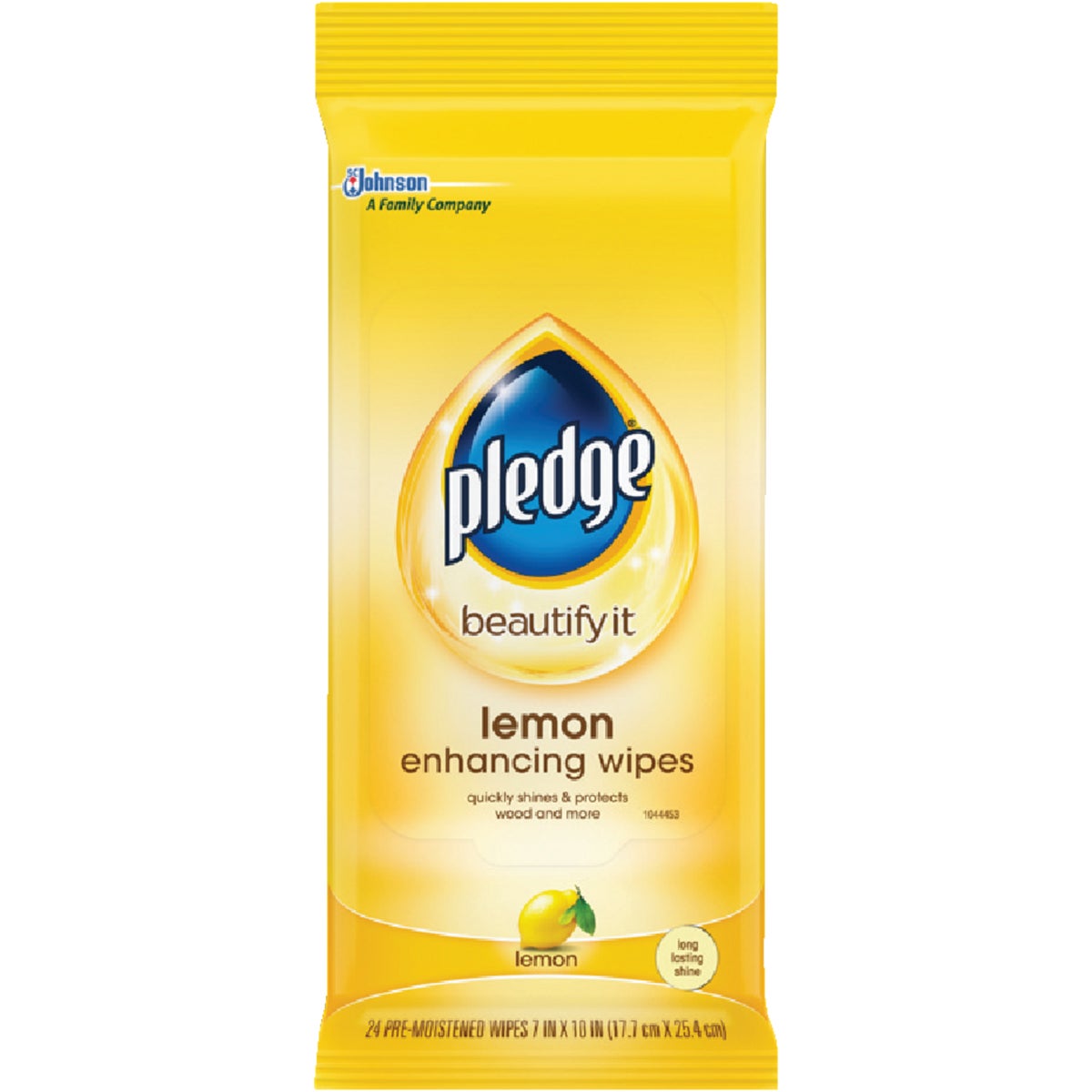 Pledge Lemon Furniture Polish Wipes (24-Count)