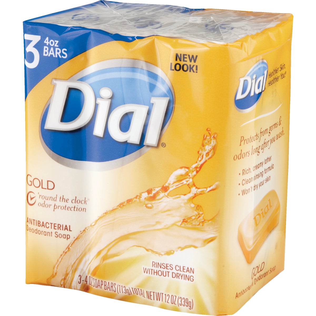 Dial Gold 4 Oz. Bath Bar Soap, (3-Pack)