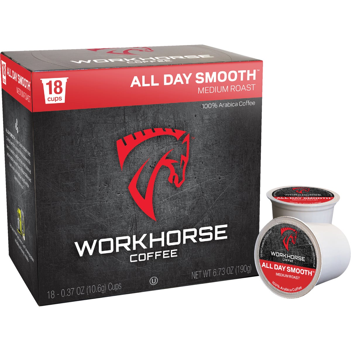 Workhorse All Day Smooth Coffee Pod (18-Count)