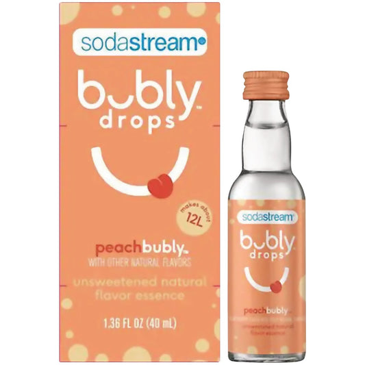 Sodastream Bubly 1.36 Oz. Peach Drops