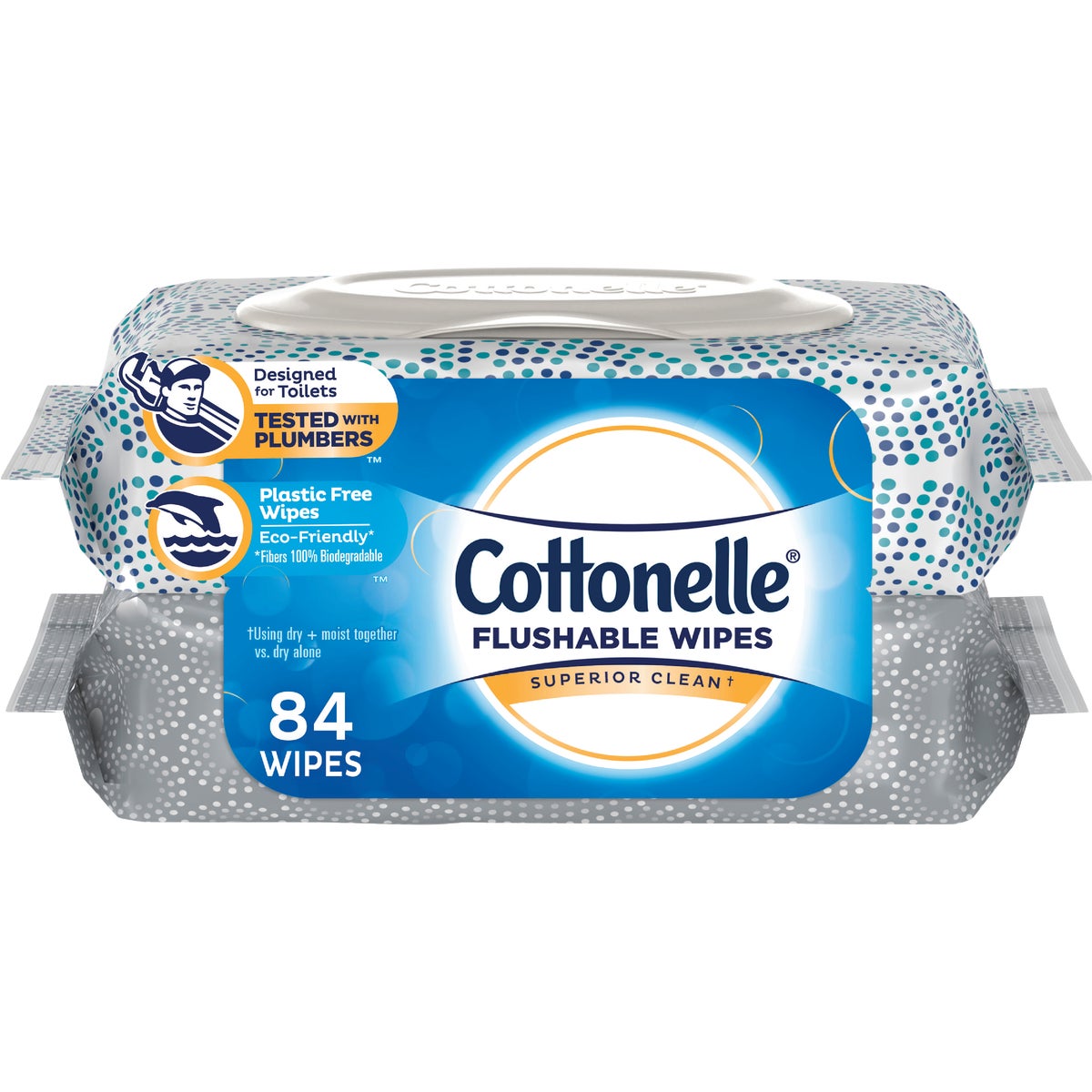 Cottonelle Flushable Wet Wipe (84 Count)