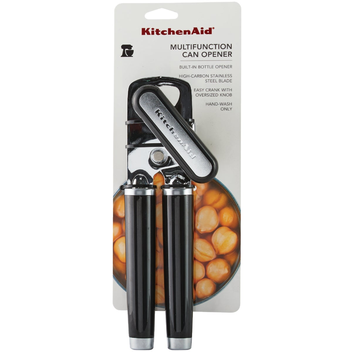 KitchenAid Black Multi-Function Can Opener with Bottle Opener