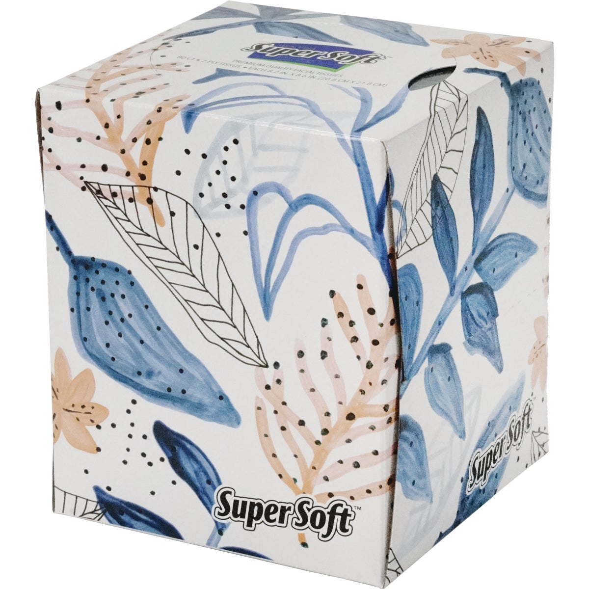 Super Soft 80 Count Premium Facial Tissues