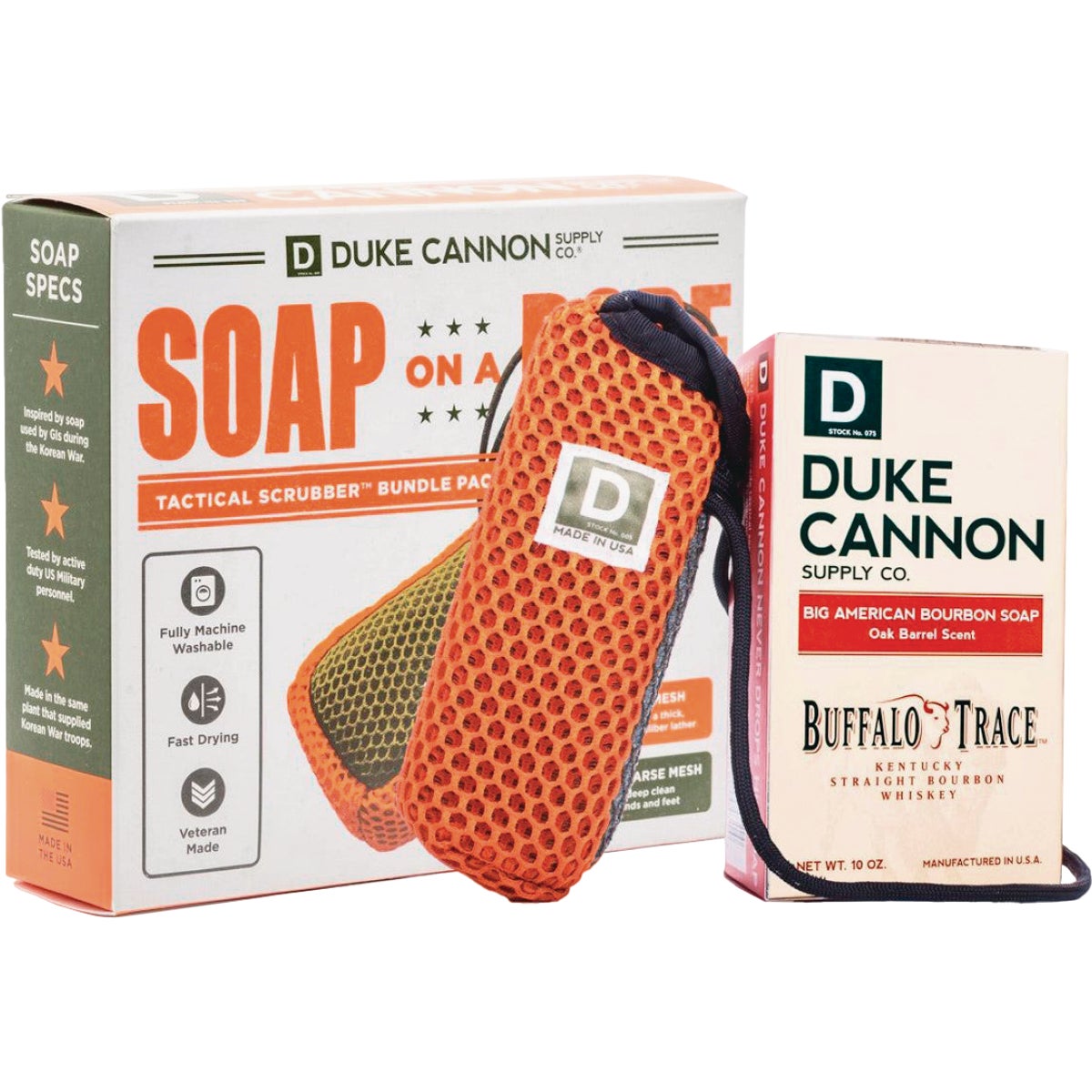 Duke Cannon Tactical Scrubber and Soap Bundle