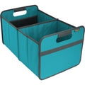 Meori 2-Compartment Azure Blue Foldable Reusable Box