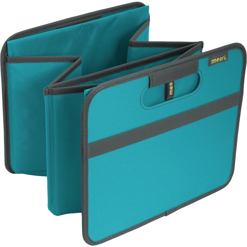 Meori 2-Compartment Azure Blue Foldable Reusable Box