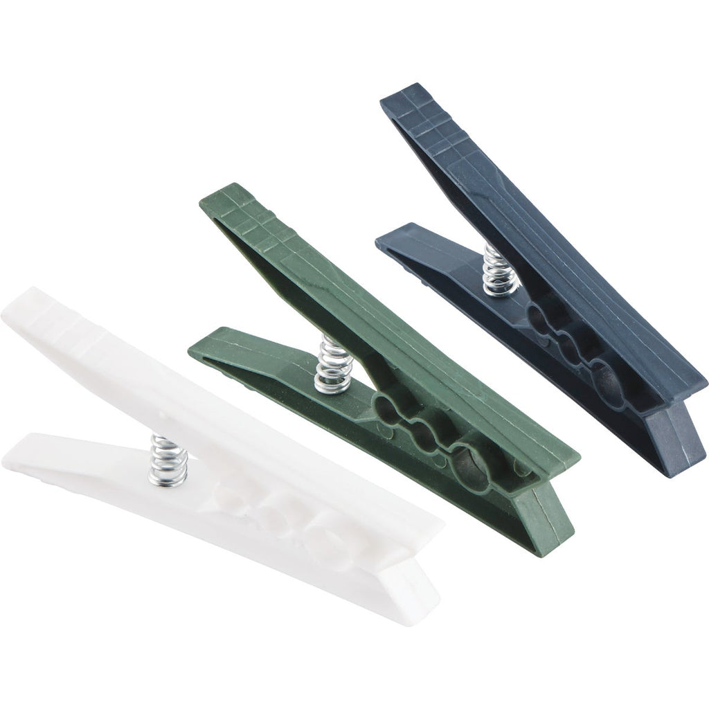 Homz Spring Plastic Clothespins (24-Pack)