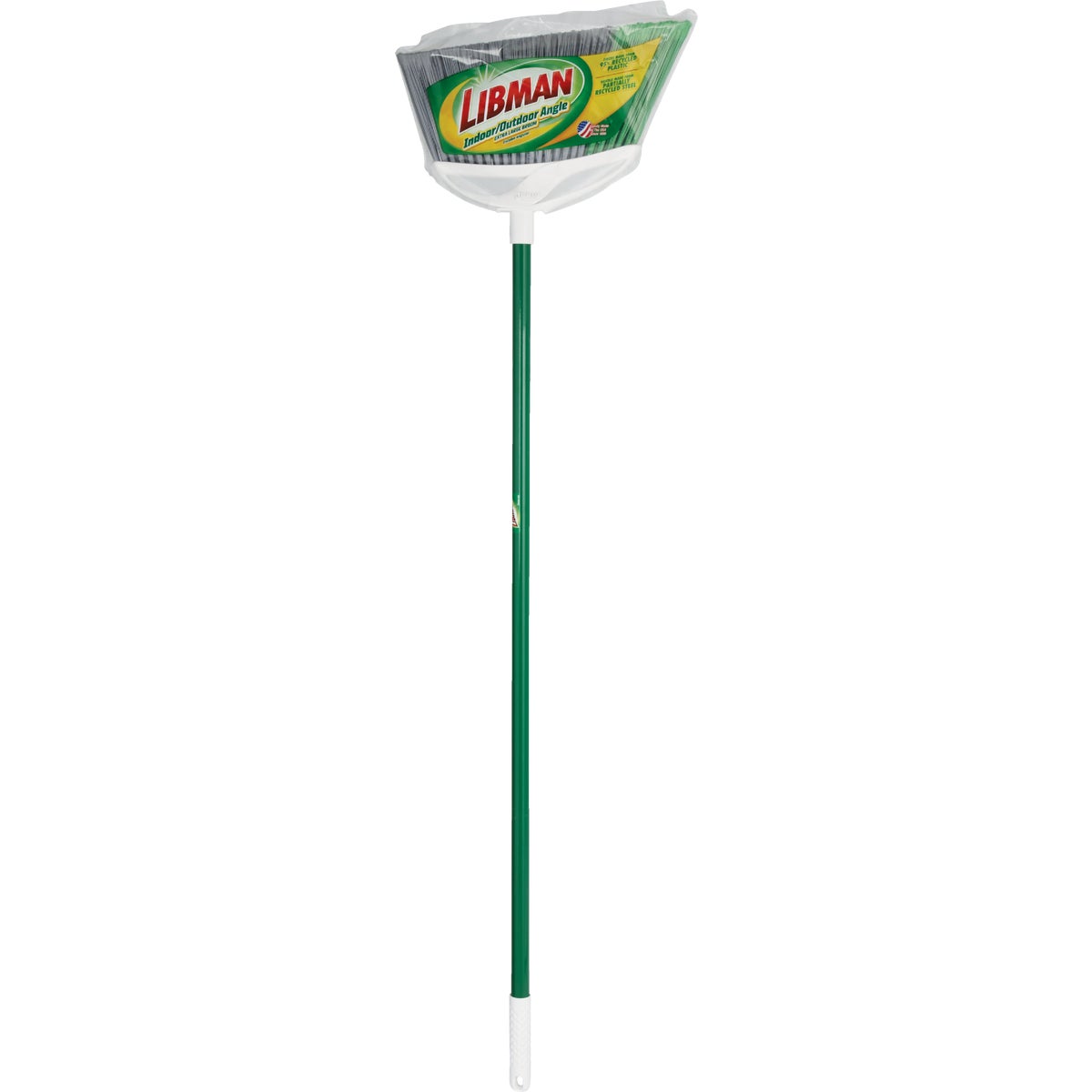 Libman 16 In. W. x 55 In. L. Steel Handle Extra Large Precision Angle Broom