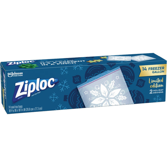 Ziploc Gallon Holiday Freezer Bag (14 Count)