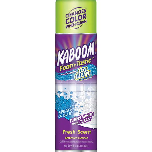 Kaboom Foam-Tastic 19 Oz. Fresh Scent Bathroom Cleaner with OxiClean