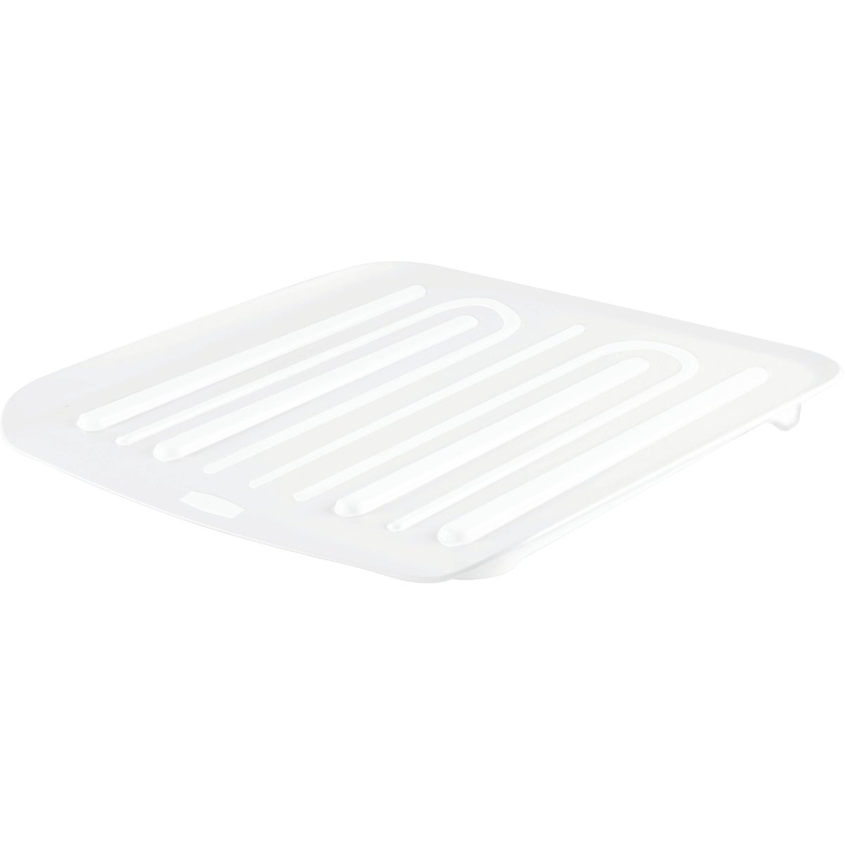 Rubbermaid 14.38 In. x 15.38 In. White Sloped Drainer Tray