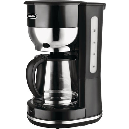 Kalorik 10 Cup Black Retro Coffee Maker