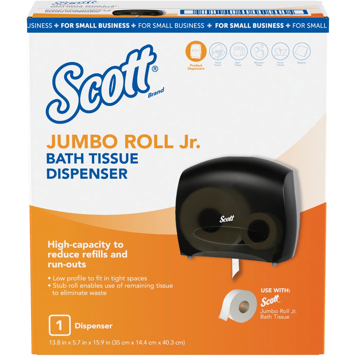 Kimberly Clark Scott Jumbo Roll Jr. Toilet Tissue Dispenser