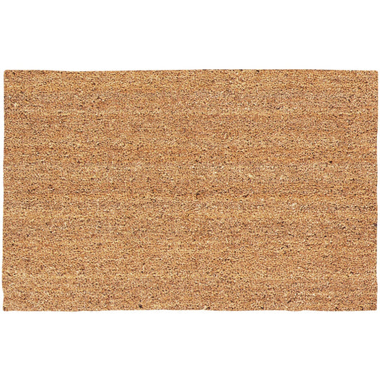 Americo Home Tan 18 In. x 30 In. Coir/Vinyl Door Mat