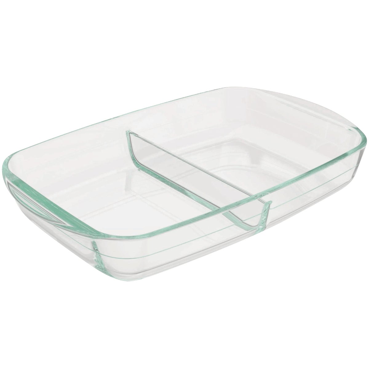 Pyrex 8 In. x 12 In. Divided Glass Bakeware