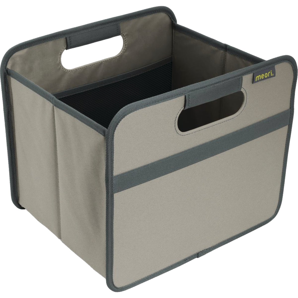 Meori 1-Compartment Stone Gray Foldable Reusable Box