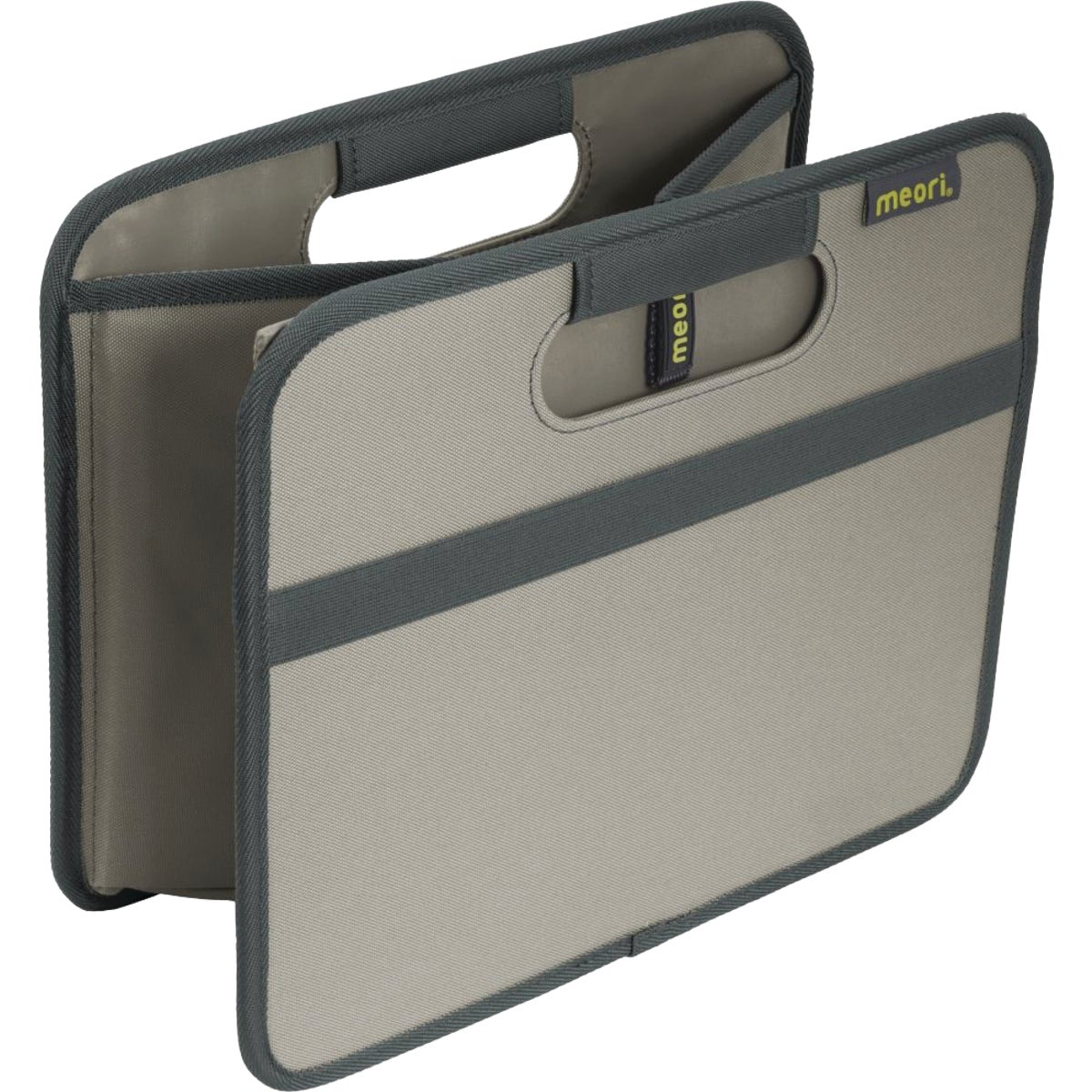 Meori 1-Compartment Stone Gray Foldable Reusable Box