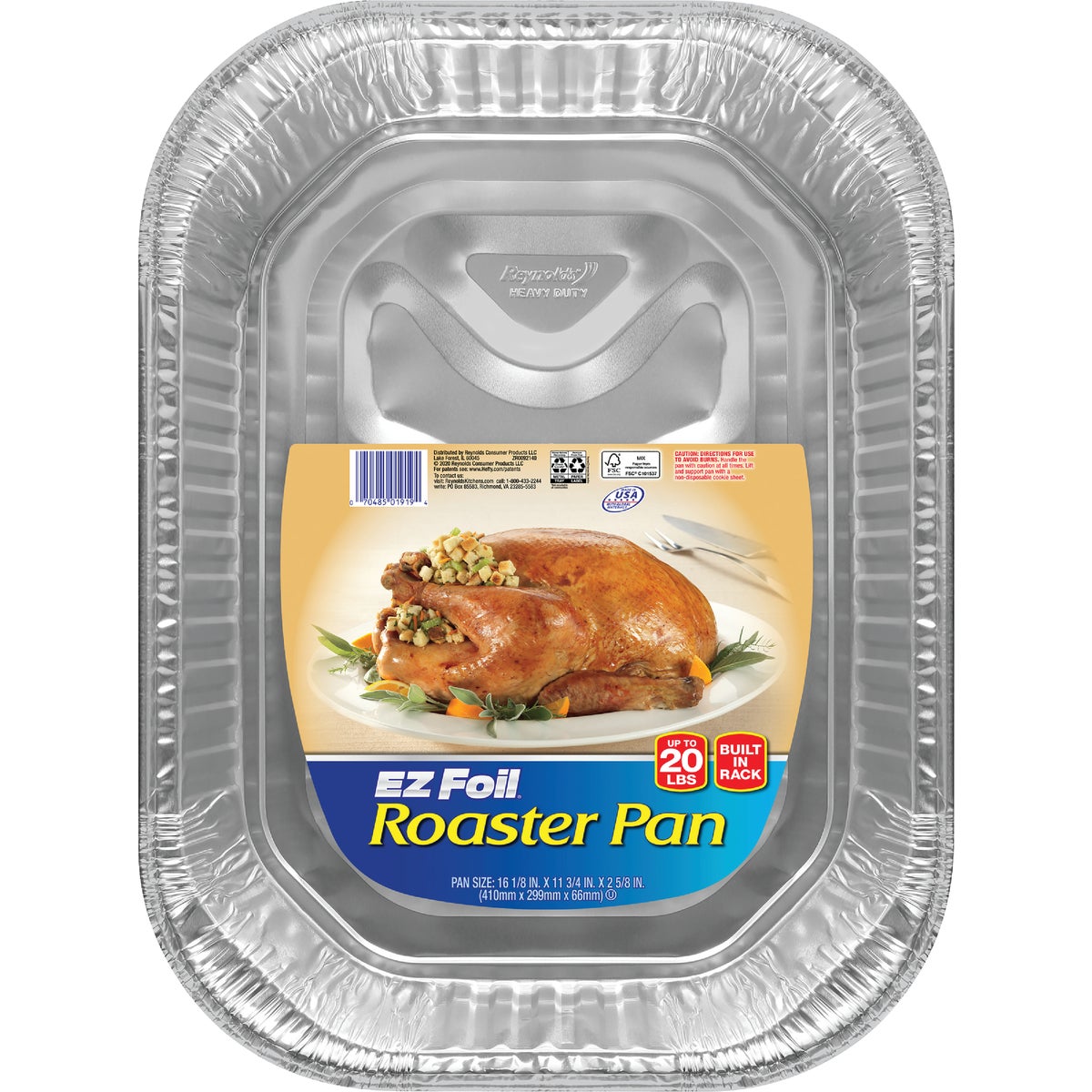 EZ Foil Rack 'N' Roast Rectangle Roaster Pan