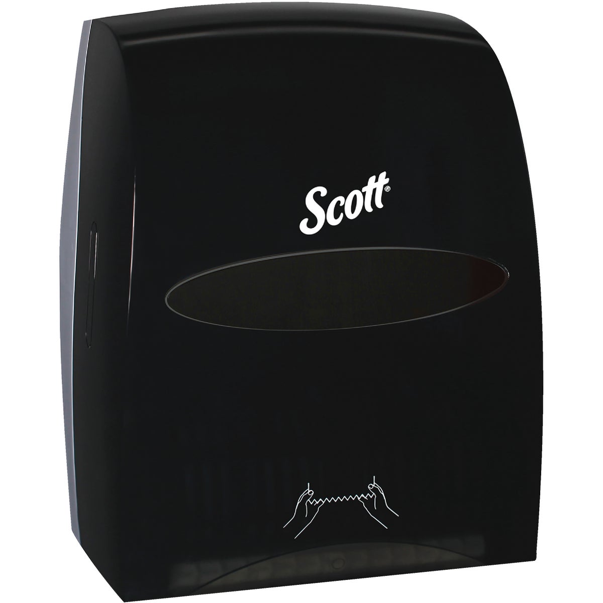 Kimberly Clark Scott Essential Black Manual Hard Roll Paper Towel Dispenser