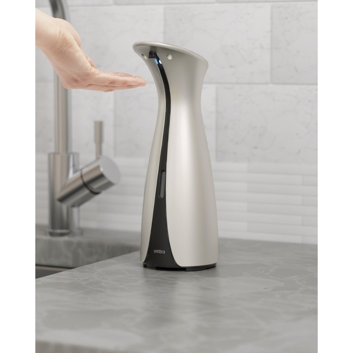 Umbra Otto 8.5 Oz. Nickel Automatic Soap Dispenser