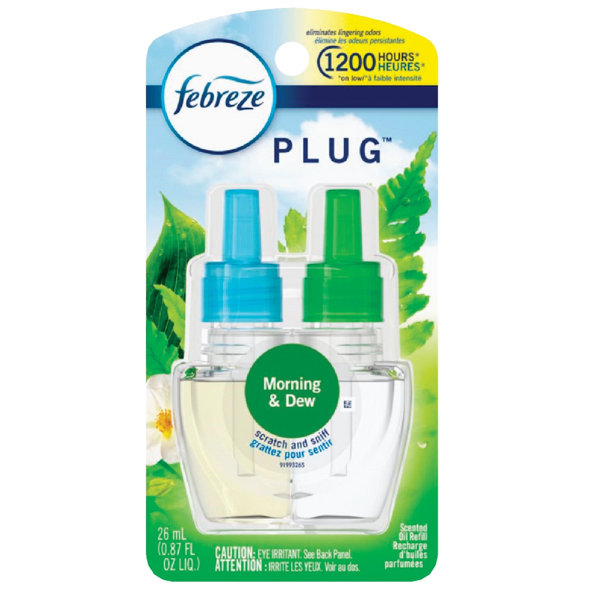 Febreze Morning & Dew Air Freshener Refill (2-Count)