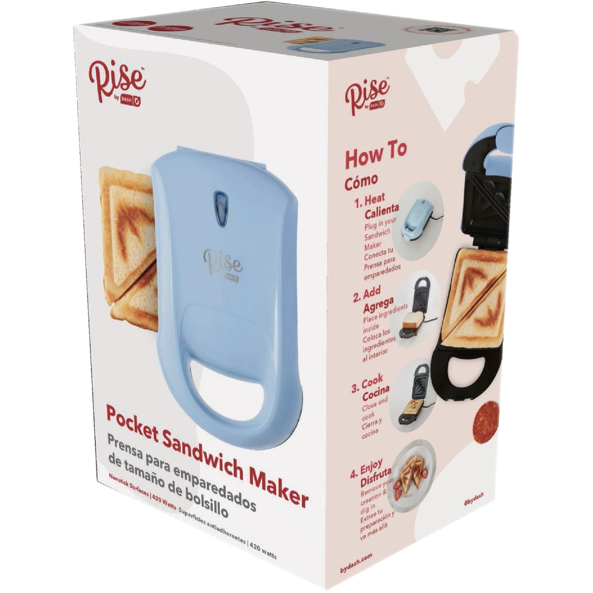 Rise By Dash Pocket Sandwich Maker