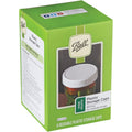 Ball Wide Mouth Plastic White Reusable Storage Cap, (8-Pack)