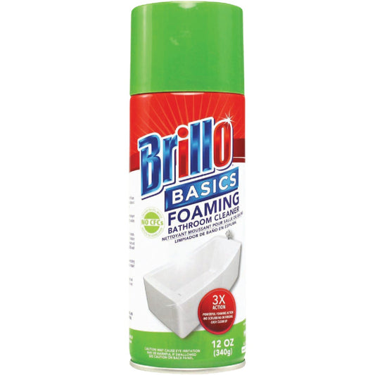 Brillo Basics 12 Oz. Aerosol Clean Scent General Purpose Bathroom Cleaner